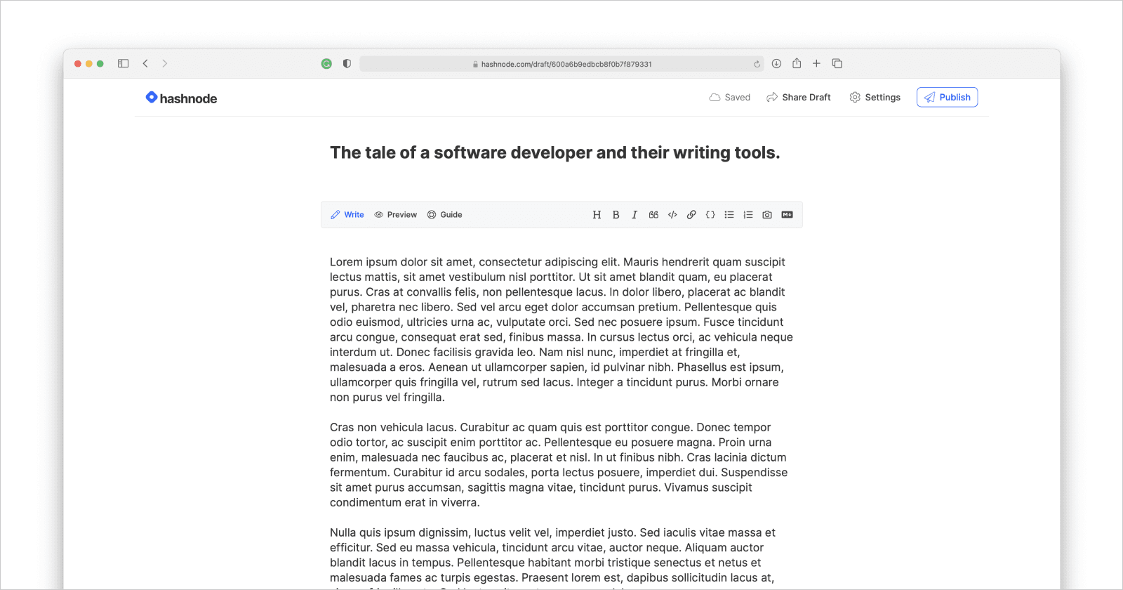 Introducing the new distraction-free Hashnode markdown editor! 📝