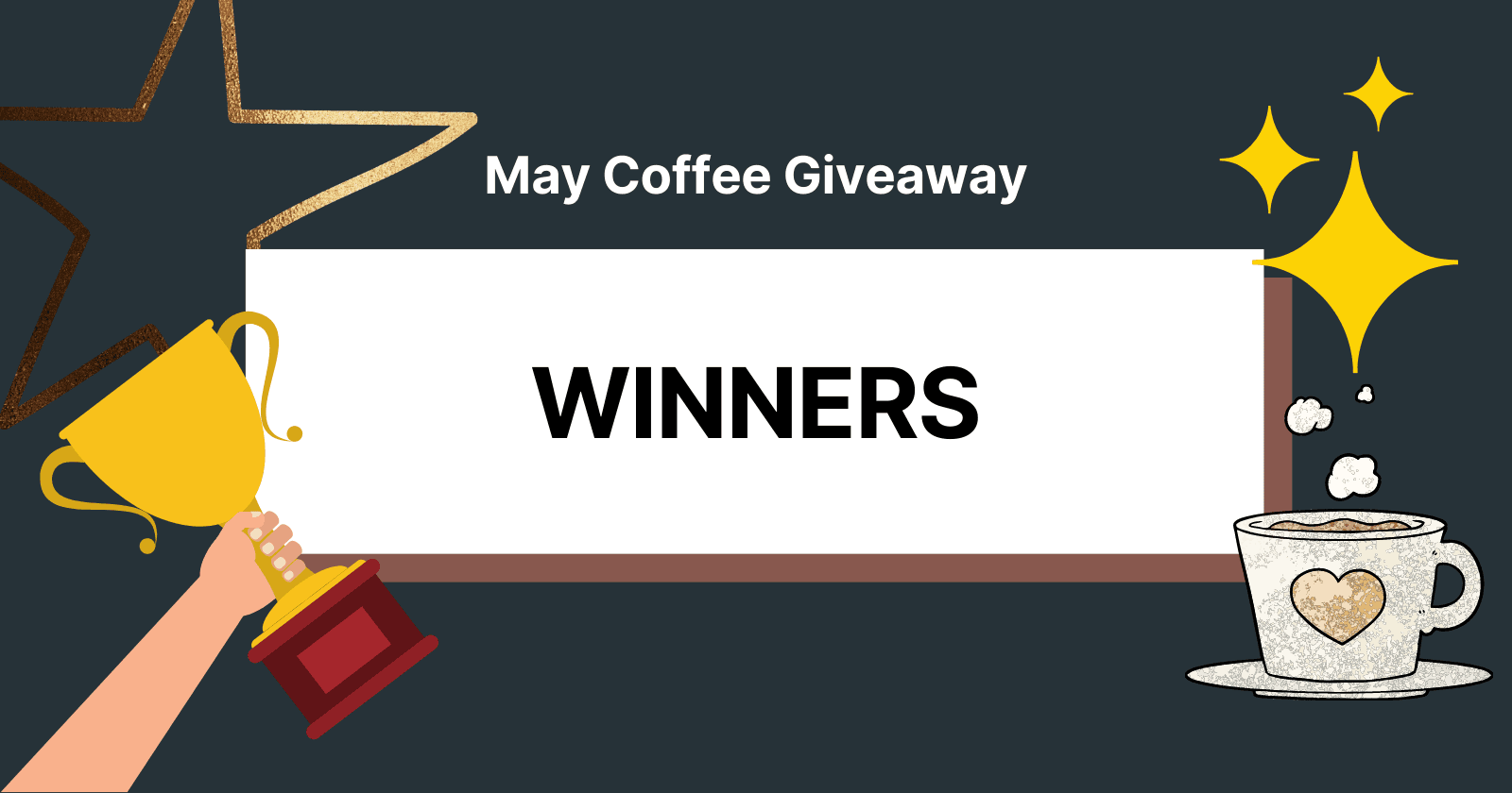 Winners of May Coffee Giveaway!
