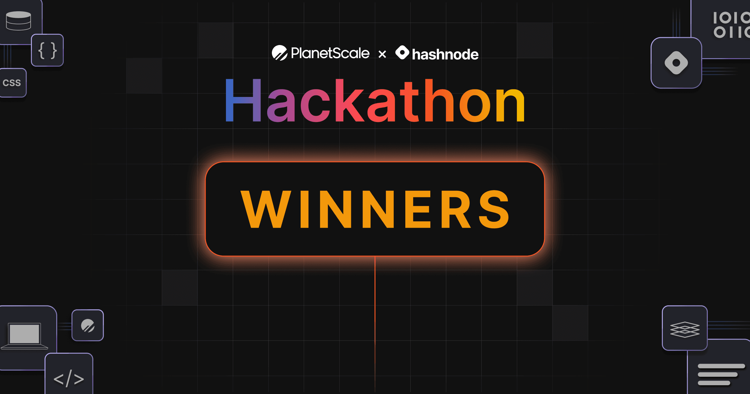 🎉 PlanetScale x Hashnode Hackathon Winners