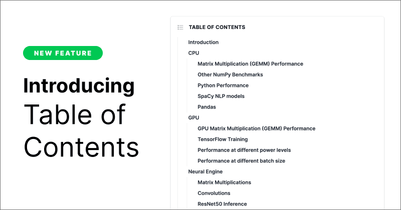 Organize Your Articles With Our New Table of Contents Feature