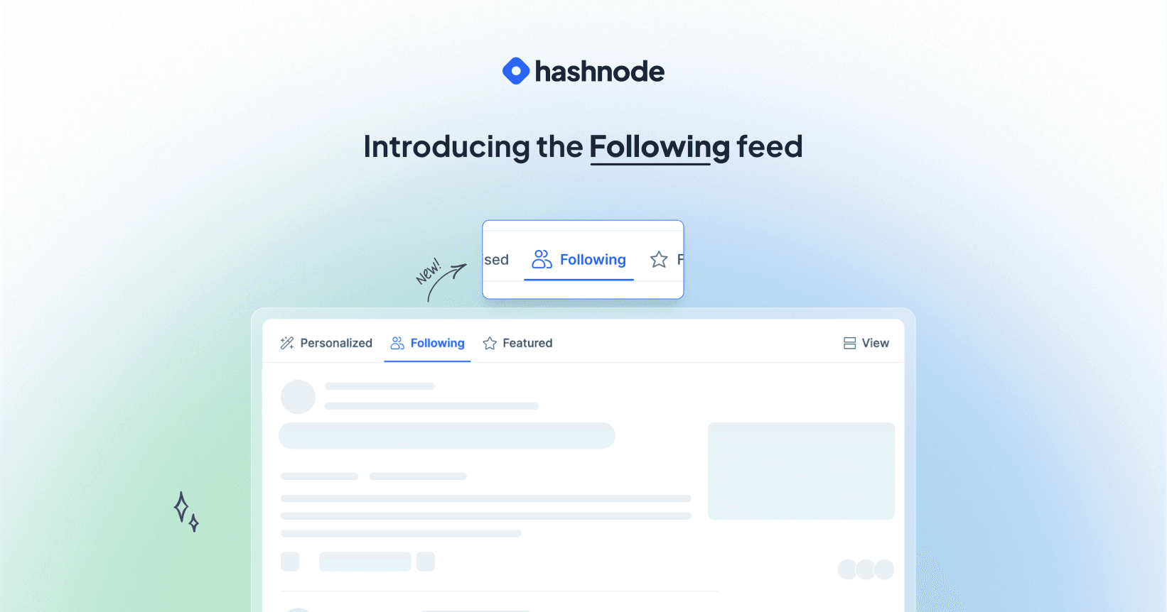 Introducing the new "Following" feed - bringing readers and writers closer than ever